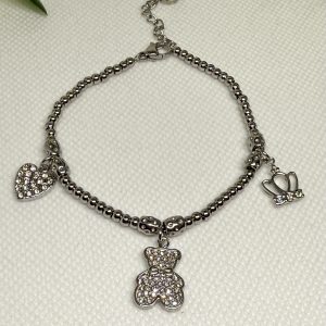 ✨ Bracelet ROYAL TEDDY argenté