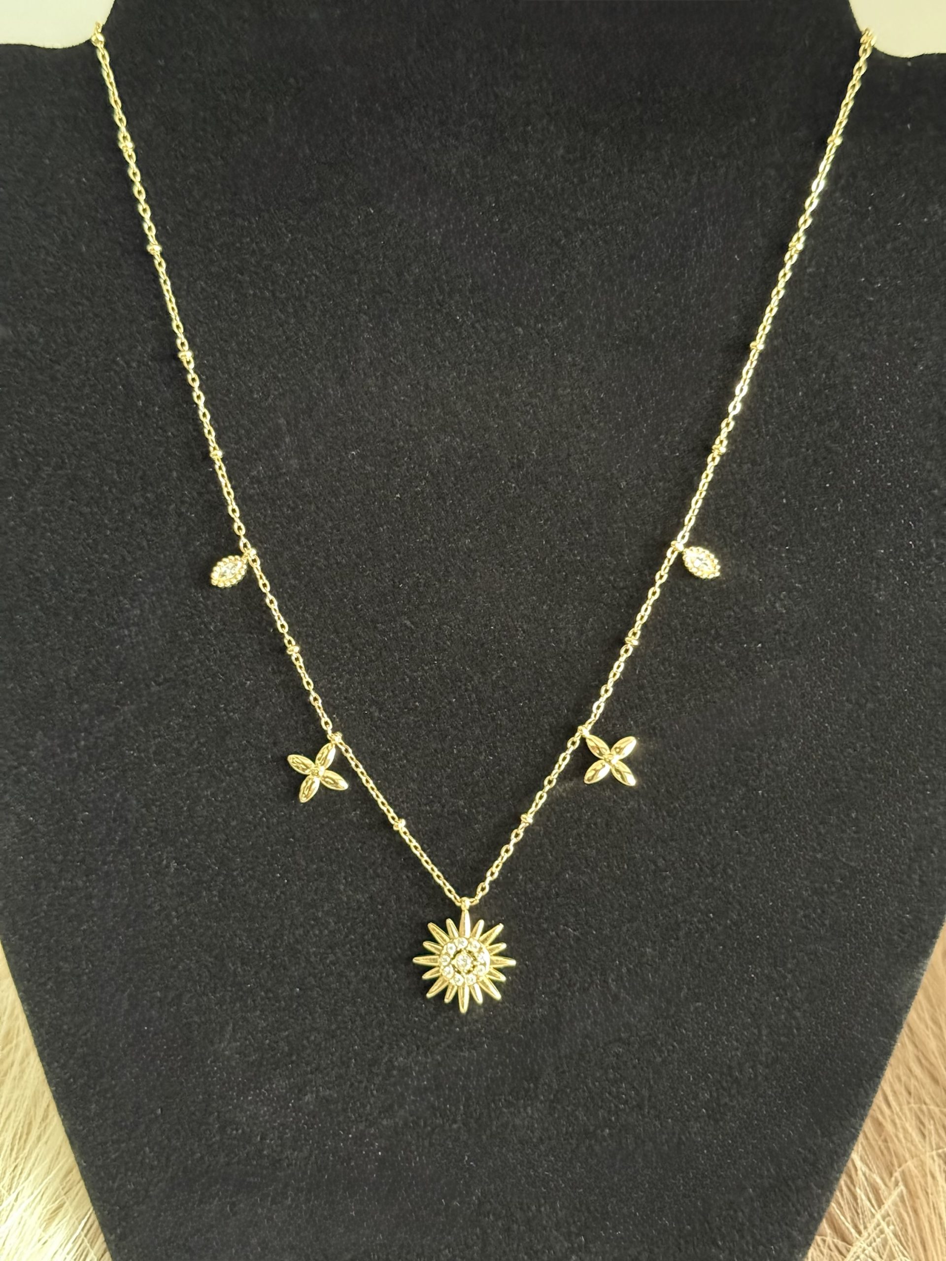 ✨ Collier Sola doré – Image 2