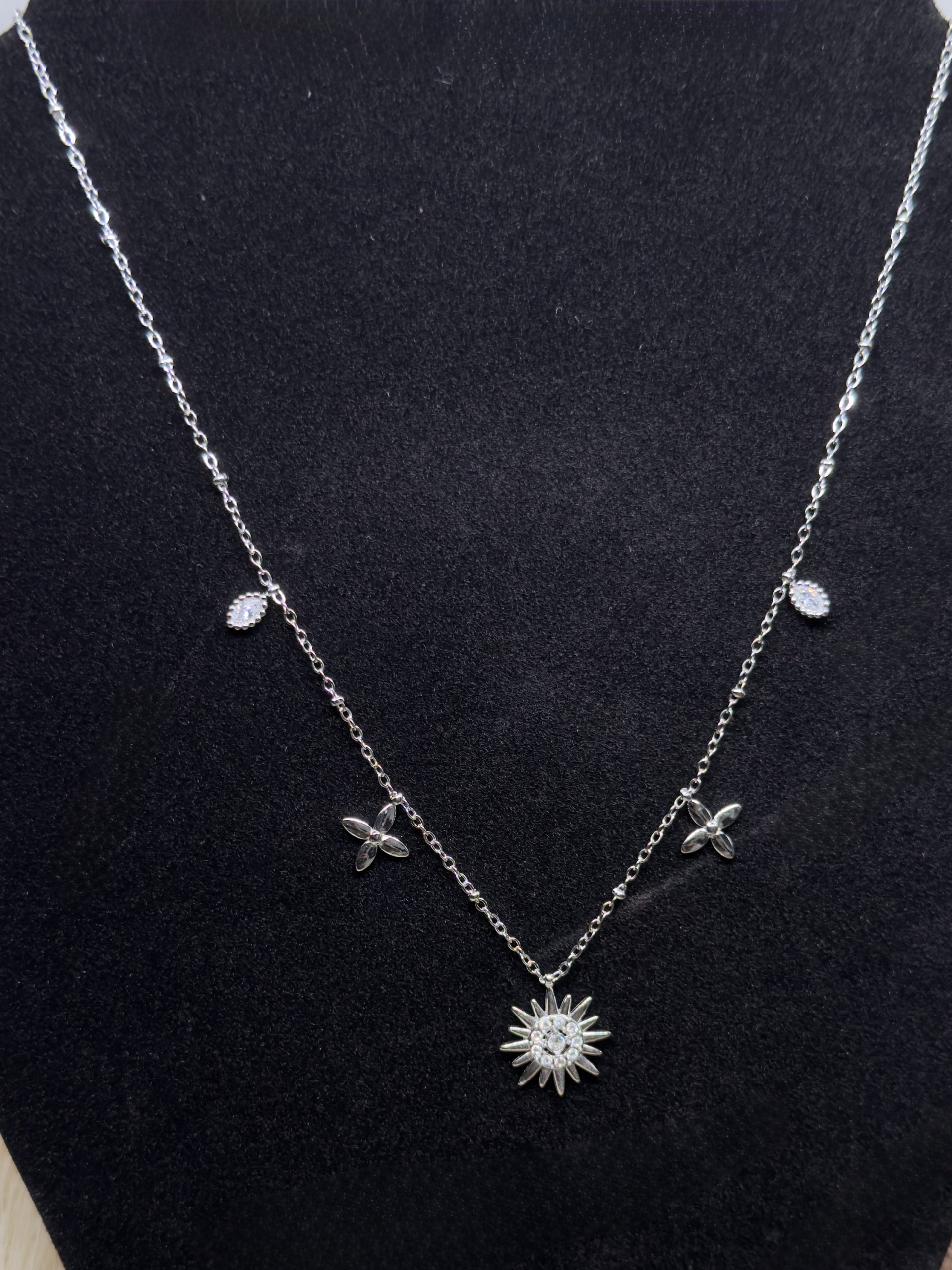 ✨ Collier Sola argenté